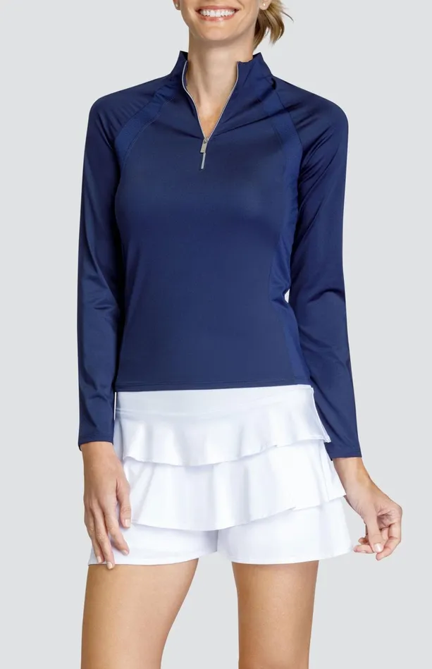 Tail Activewear Imelda Top 8211 Navy Blue Women Long Sleeve
