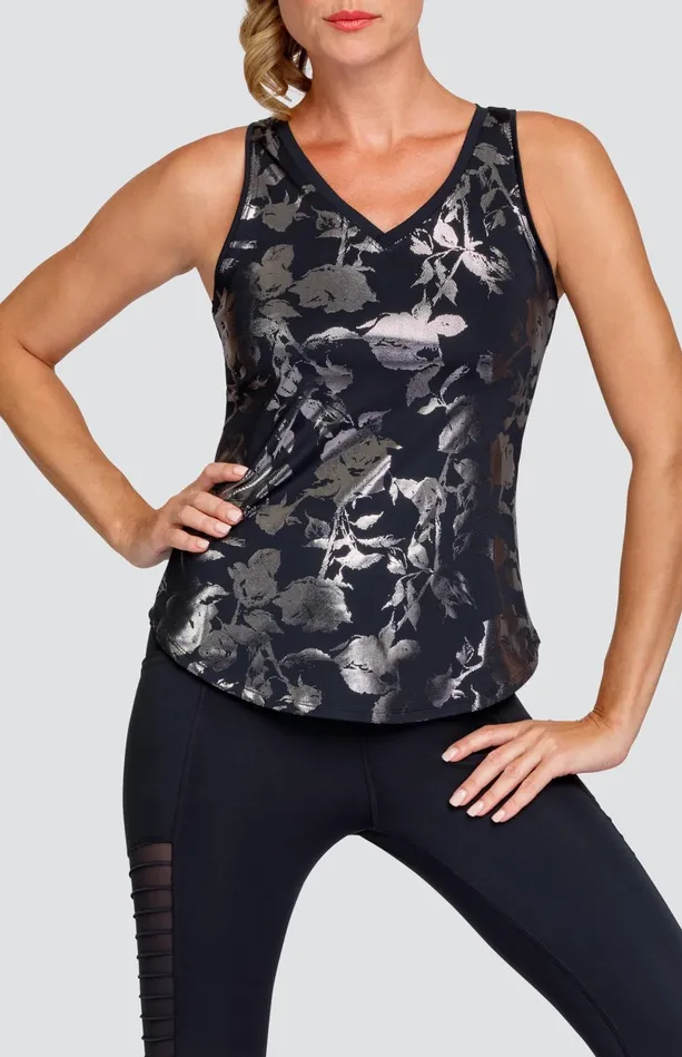 Tail Activewear Madison Tank 8211 Metallic Rose 8211 FINAL SALE Women Tanks