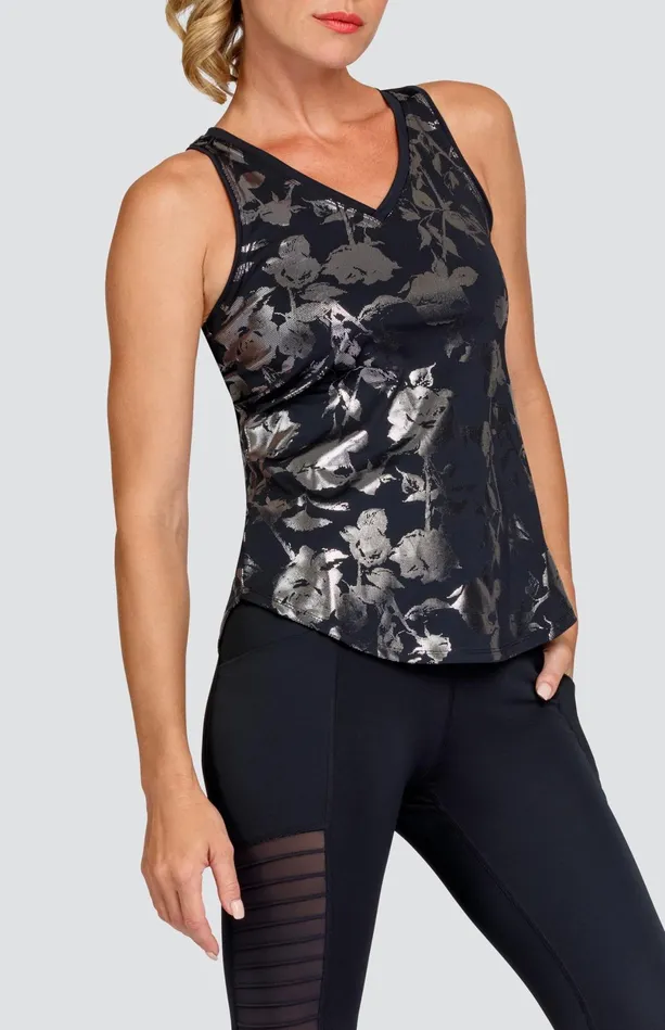 Tail Activewear Madison Tank 8211 Metallic Rose 8211 FINAL SALE Women Tanks