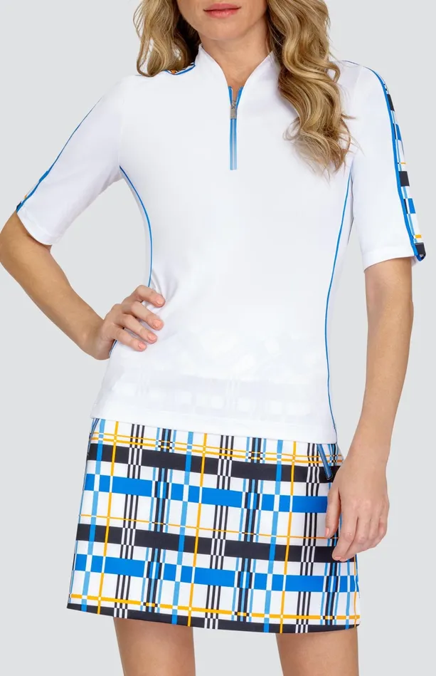 Tail Activewear Mara Top 8211 Chalk White 8211 FINAL SALE Women Mid Sleeve