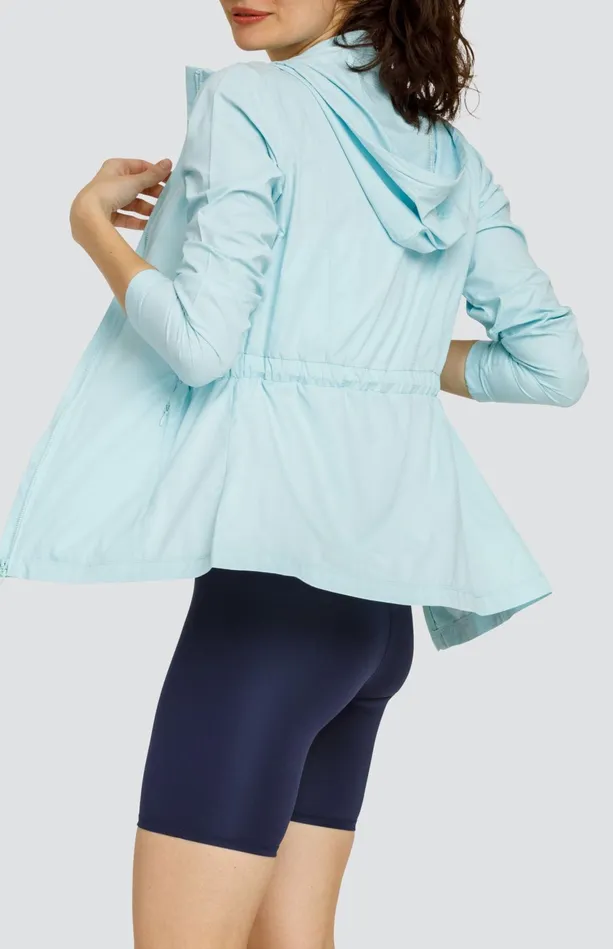Tail Activewear Nola Water Resistant Jacket 8211 Blue Glow Women Jackets And Vests