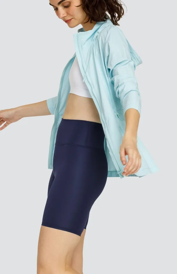 Tail Activewear Nola Water Resistant Jacket 8211 Blue Glow Women Jackets And Vests