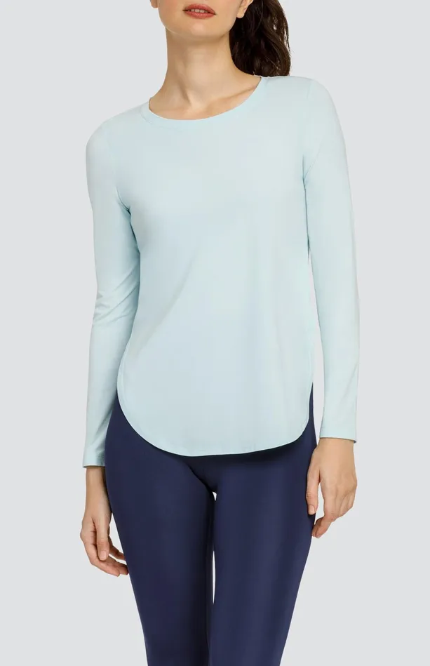 Tail Activewear Panem Top 8211 Blue Glow Women Long Sleeve