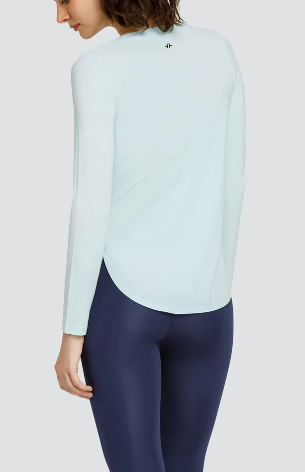Tail Activewear Panem Top 8211 Blue Glow Women Long Sleeve