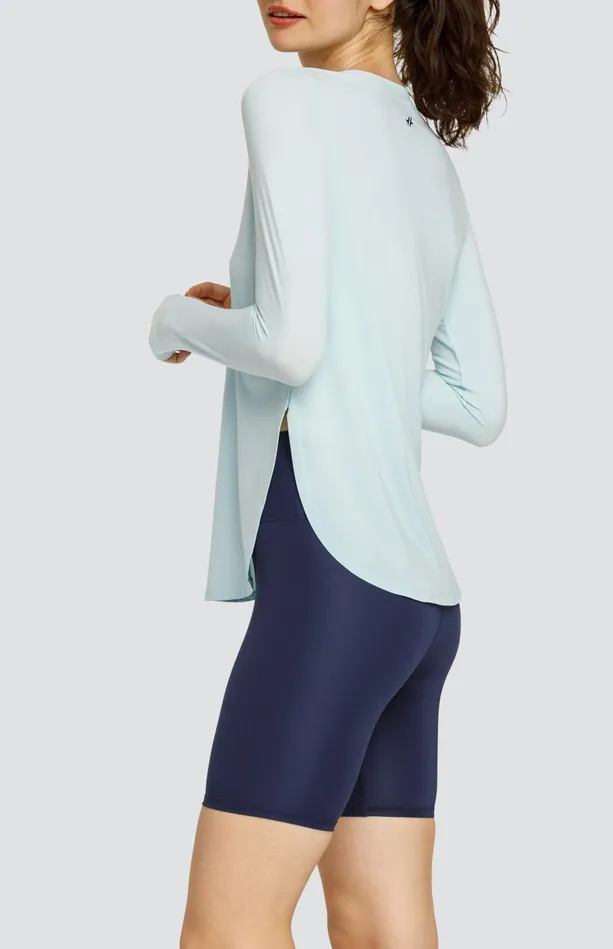 Tail Activewear Panem Top 8211 Blue Glow Women Long Sleeve