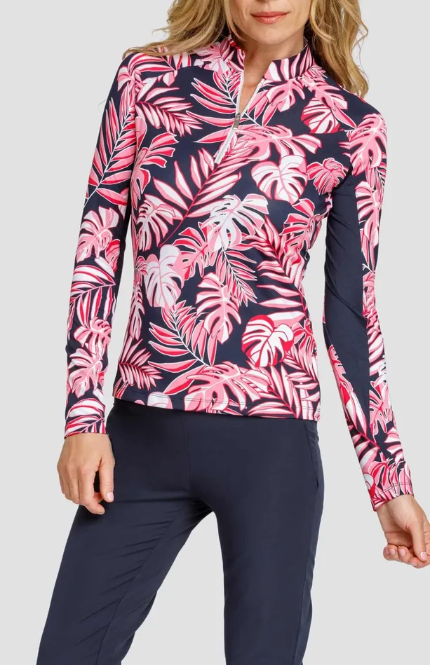 Tail Activewear Shalia Top 8211 Stellar Foliage Women Long Sleeve
