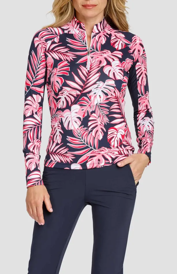 Tail Activewear Shalia Top 8211 Stellar Foliage Women Long Sleeve