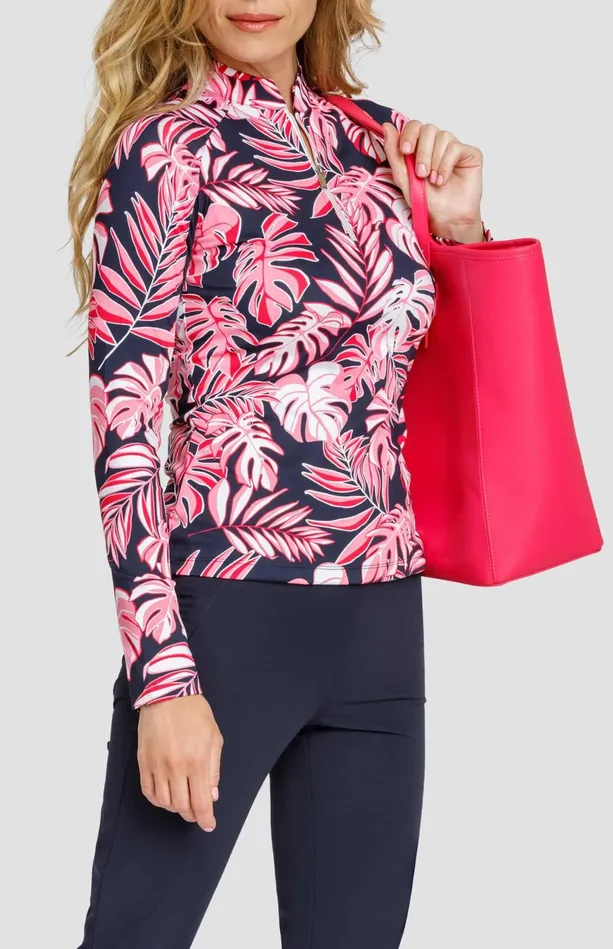 Tail Activewear Shalia Top 8211 Stellar Foliage Women Long Sleeve