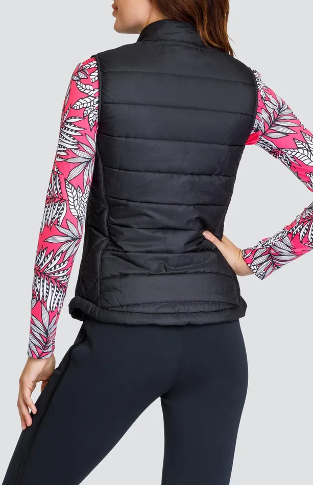 Tail Activewear Sonny Vest 8211 Onyx Black Women Jackets And Vests
