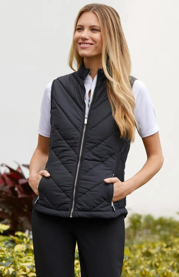 Tail Activewear Sonny Vest 8211 Onyx Black Women Jackets And Vests