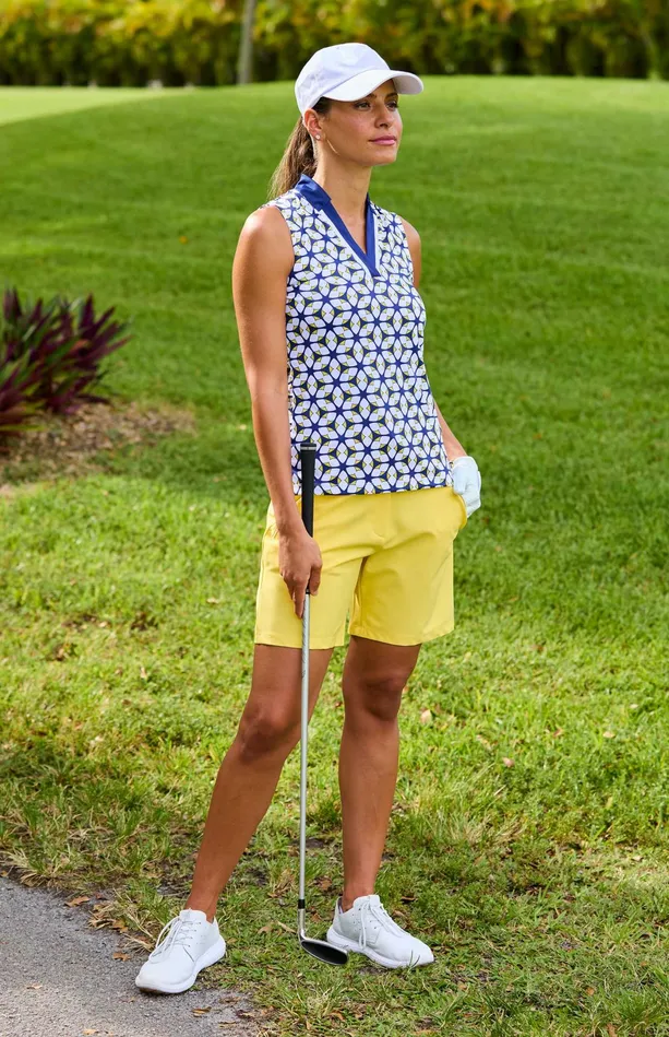 Tail Activewear Tokyo 16034 Short 8211 Dandelion Yellow Women Shorts