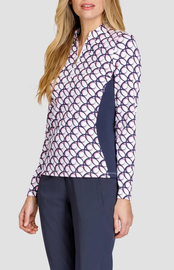 Tail Activewear Trey Top 8211 Twilight Geo Women Long Sleeve