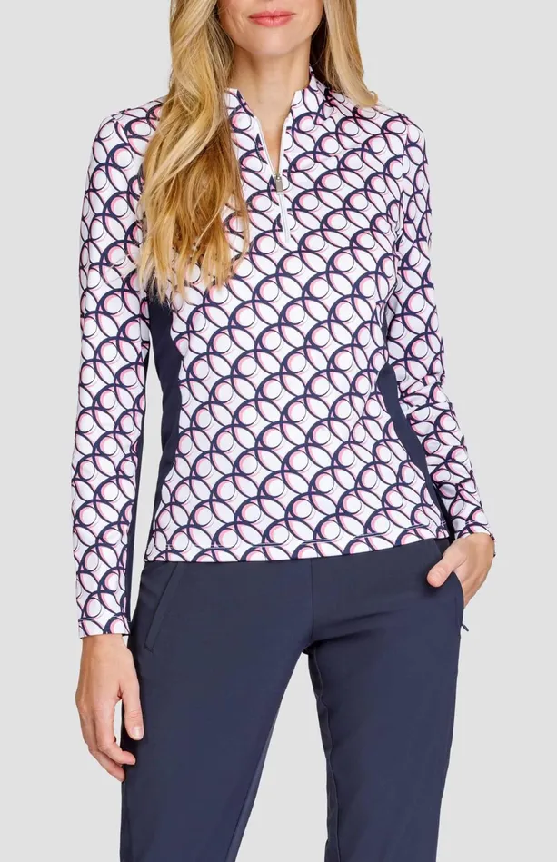 Tail Activewear Trey Top 8211 Twilight Geo Women Long Sleeve