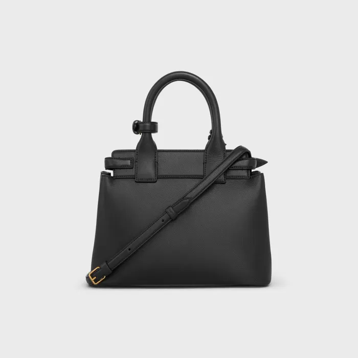 Teen Celine Conti Bag In Supple Calfskin Black Women CELINE CONTI