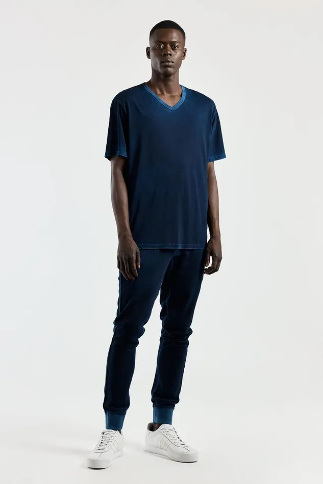 Tees Men COTTON CITIZEN Classic VNeck Tee Vintage Navy