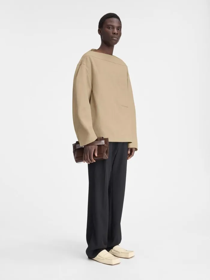 The Ameno Top Beige Men JACQUEMUS Shirts The Ameno Top Beige Men JACQUEMUS Shirts