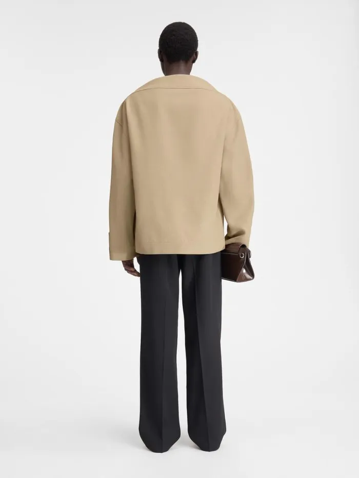The Ameno Top Beige Men JACQUEMUS Shirts The Ameno Top Beige Men JACQUEMUS Shirts
