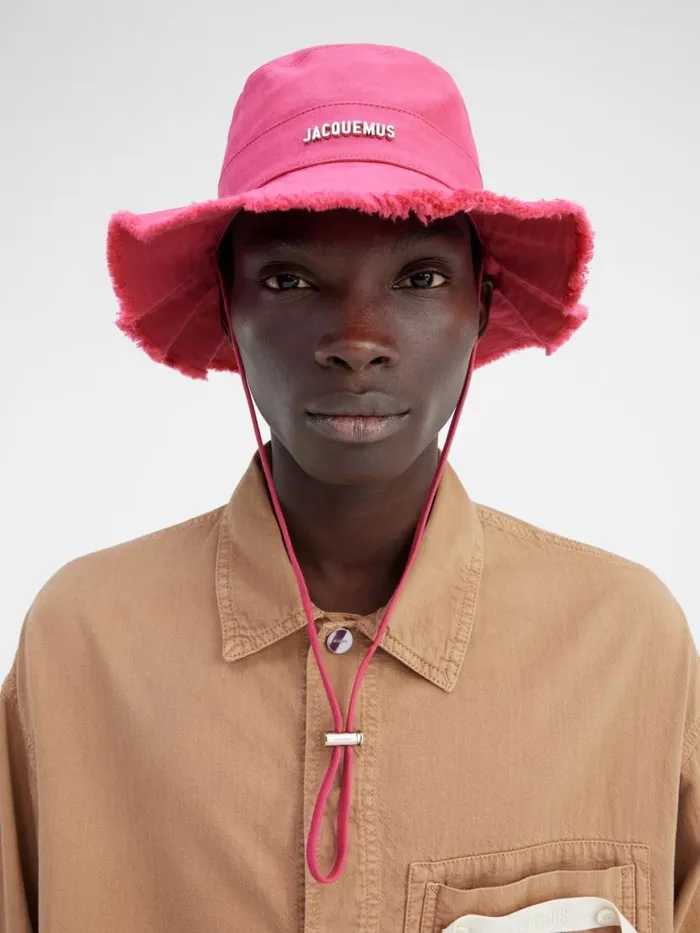 The Artichaut Bucket Hat Pink WomenMen JACQUEMUS Hats The Artichaut Bucket Hat Pink WomenMen JACQUEMUS Hats