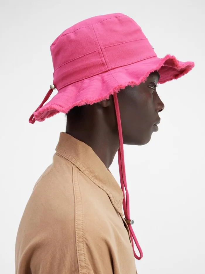 The Artichaut Bucket Hat Pink WomenMen JACQUEMUS Hats The Artichaut Bucket Hat Pink WomenMen JACQUEMUS Hats