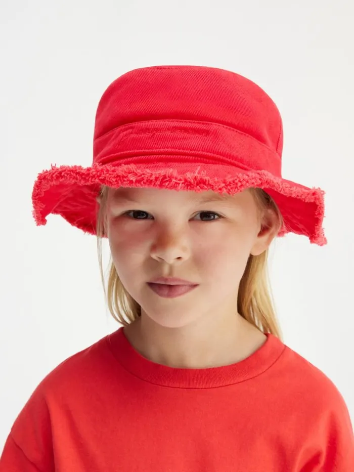 The Artichaut Kids039 Bucket Hat Red WomenMen JACQUEMUS Accessories and Shoes The Artichaut Kids039 Bucket Hat Red WomenMen JACQUEMUS Accessories and Shoes