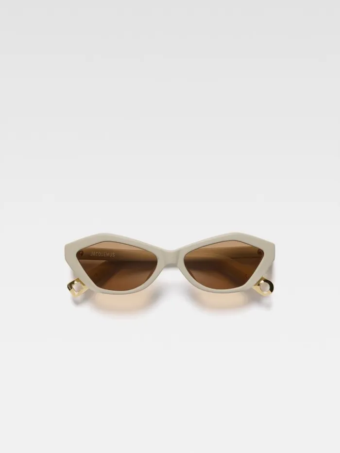 The Bambino Sunglasses Beige WomenMen JACQUEMUS Sunglasses