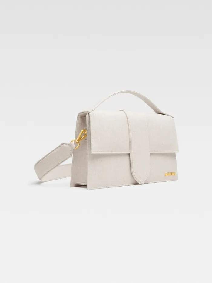 The Bambinou Light Greige Women JACQUEMUS Crossbody and Handbags The Bambinou Light Greige Women JACQUEMUS Crossbody and Handbags