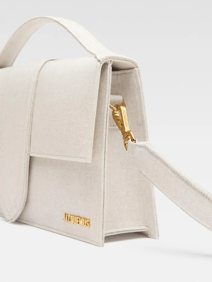 The Bambinou Light Greige Women JACQUEMUS Crossbody and Handbags The Bambinou Light Greige Women JACQUEMUS Crossbody and Handbags