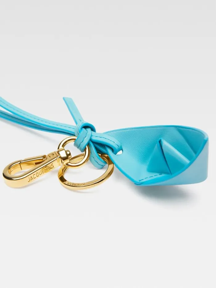 The Bateau Keychain Light Turquoise WomenMen JACQUEMUS Small Leather Goods The Bateau Keychain Light Turquoise WomenMen JACQUEMUS Small Leather Goods