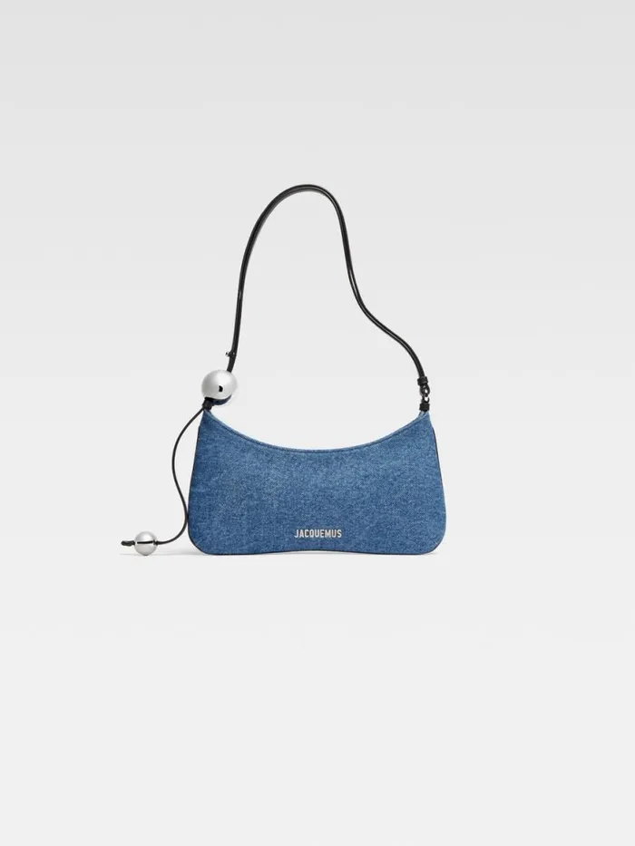 The Bisou Perle Blue Women JACQUEMUS Shoulder Bags