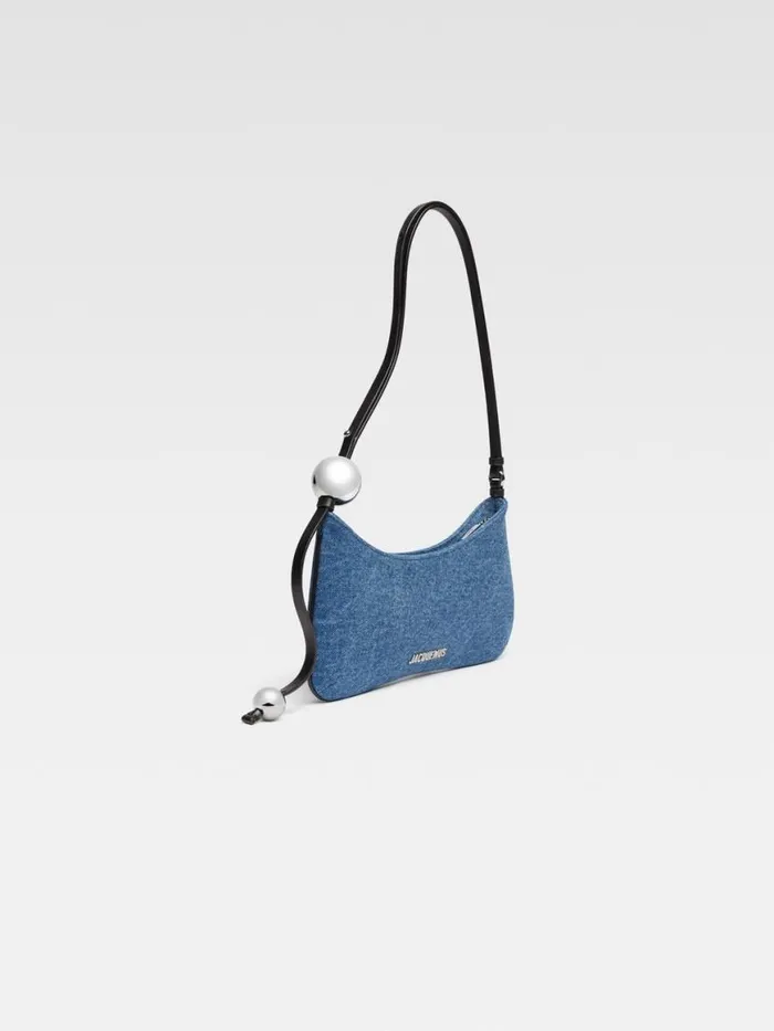 The Bisou Perle Blue Women JACQUEMUS Shoulder Bags The Bisou Perle Blue Women JACQUEMUS Shoulder Bags