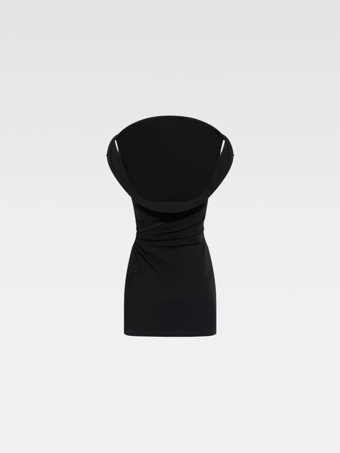 The Bordo Mini Dress Black Women JACQUEMUS Dresses and Skirts The Bordo Mini Dress Black Women JACQUEMUS Dresses and Skirts