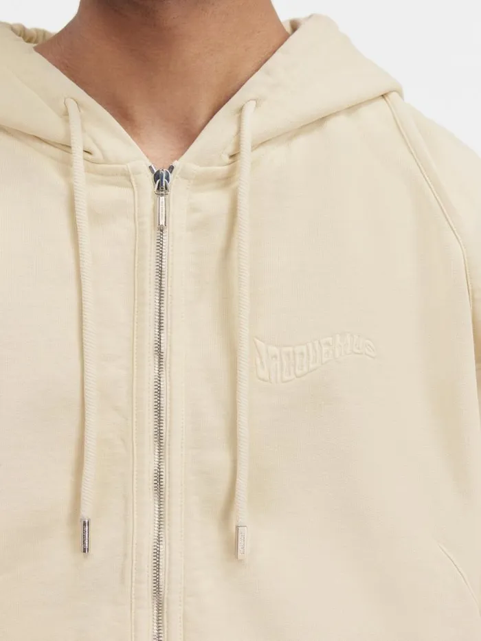 The Camargue Zipped Sweatshirt Light Beige Men JACQUEMUS Sweatshirts and Joggings The Camargue Zipped Sweatshirt Light Beige Men JACQUEMUS Sweatshirts and Joggings