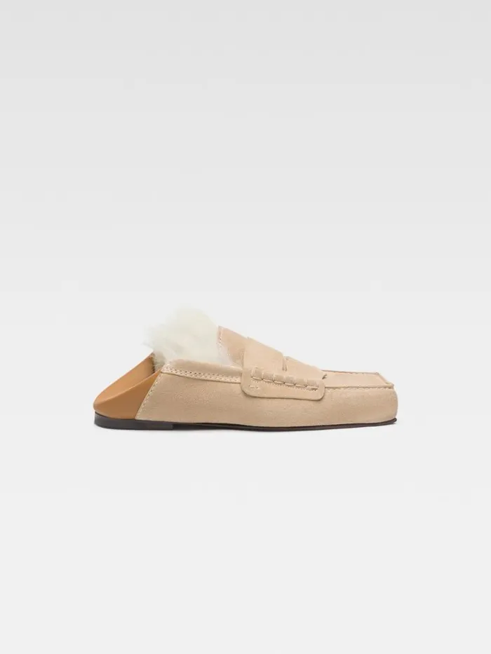 The Carr Loafers Dark Beige Men JACQUEMUS Shoes