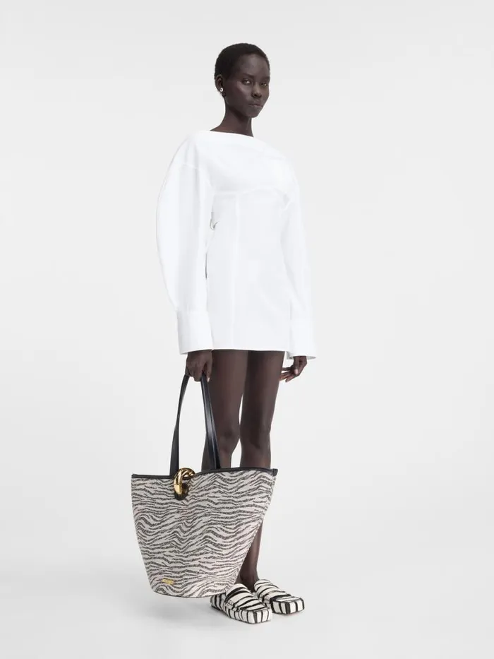 The Casaco Shirt Dress White Women JACQUEMUS Dresses and Skirts The Casaco Shirt Dress White Women JACQUEMUS Dresses and Skirts