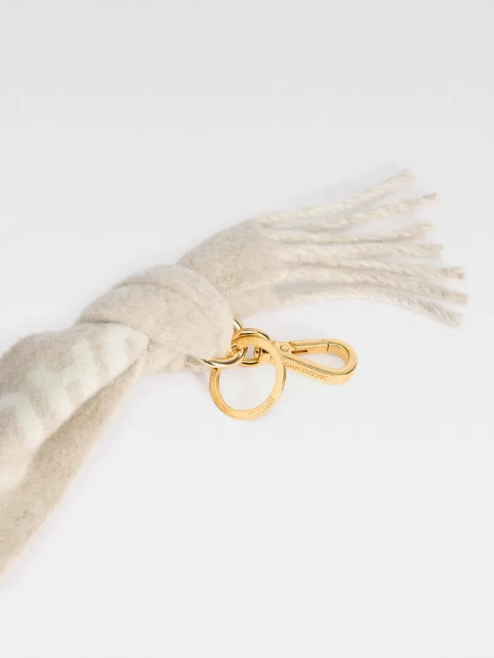 The charpe Keychain Multibeige WomenMen JACQUEMUS Textile Accessories The charpe Keychain Multibeige WomenMen JACQUEMUS Textile Accessories