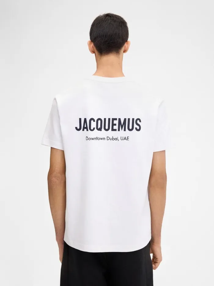 The Dubai Address Tshirt Dubai White WomenMen JACQUEMUS Tshirts The Dubai Address Tshirt Dubai White WomenMen JACQUEMUS Tshirts