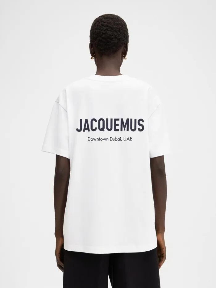 The Dubai Address Tshirt Dubai White WomenMen JACQUEMUS Tshirts The Dubai Address Tshirt Dubai White WomenMen JACQUEMUS Tshirts