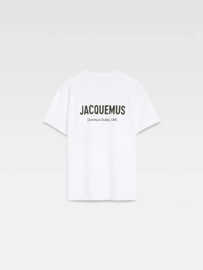 The Dubai Address Tshirt Dubai White WomenMen JACQUEMUS Tshirts The Dubai Address Tshirt Dubai White WomenMen JACQUEMUS Tshirts