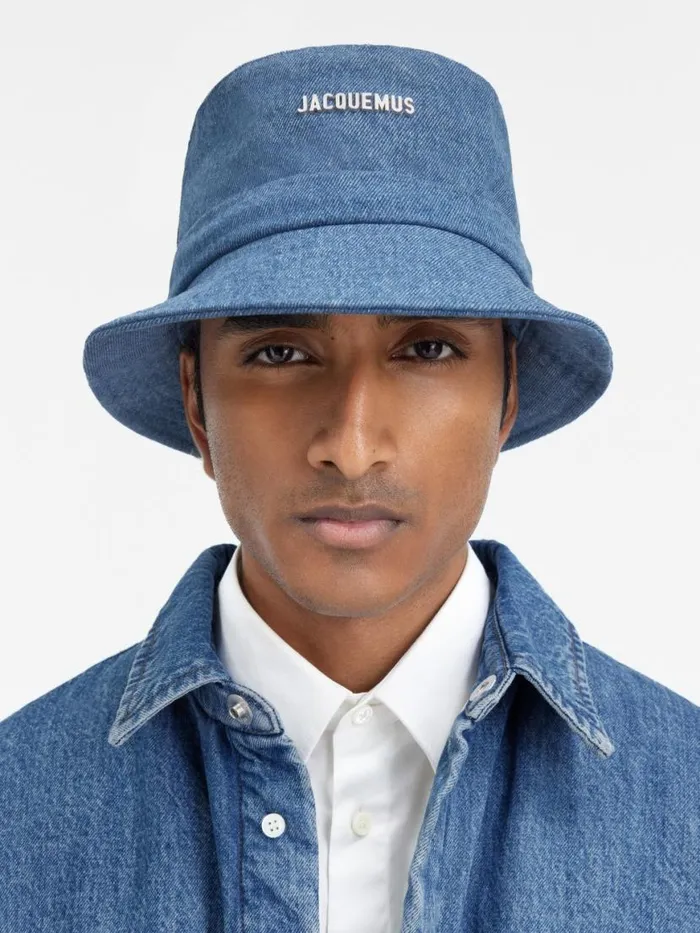 The Gadjo Bucket Hat Blue WomenMen JACQUEMUS Hats The Gadjo Bucket Hat Blue WomenMen JACQUEMUS Hats