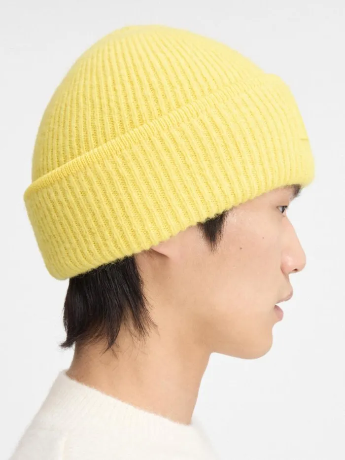 The Gros Grain Beanie Yellow WomenMen JACQUEMUS Scarves Beanies and Gloves The Gros Grain Beanie Yellow WomenMen JACQUEMUS Scarves Beanies and Gloves