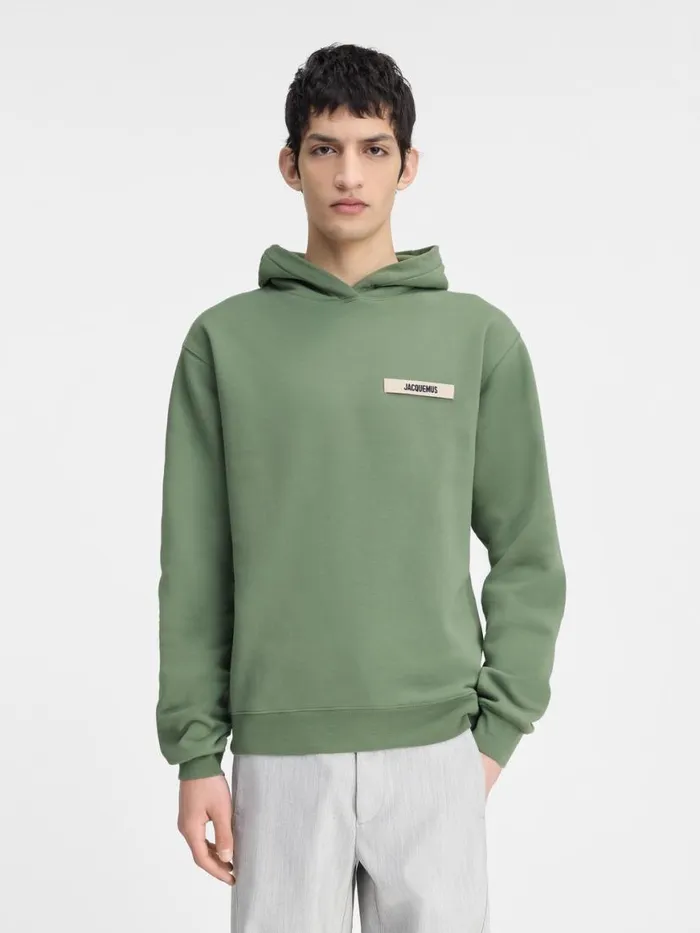 The Gros Grain Hoodie Light Green WomenMen JACQUEMUS Sweatshirts and Joggings