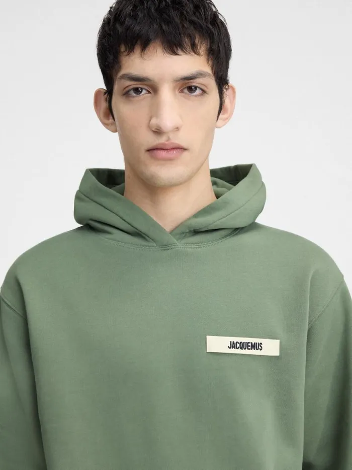 The Gros Grain Hoodie Light Green WomenMen JACQUEMUS Sweatshirts and Joggings