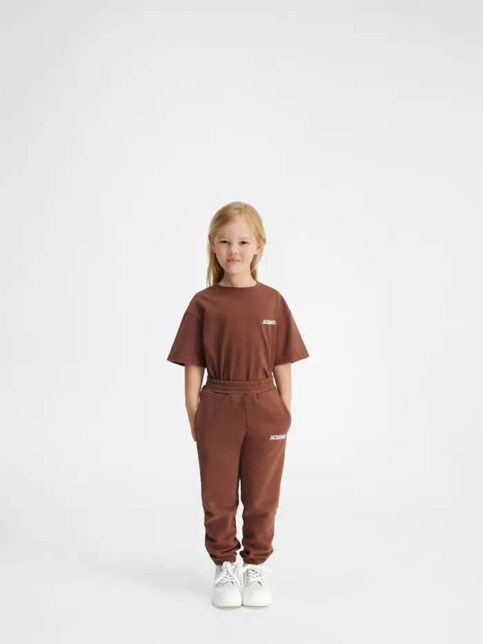 The Jacquemus Kids039 Track Pants Dark Brown WomenMen JACQUEMUS Bottoms