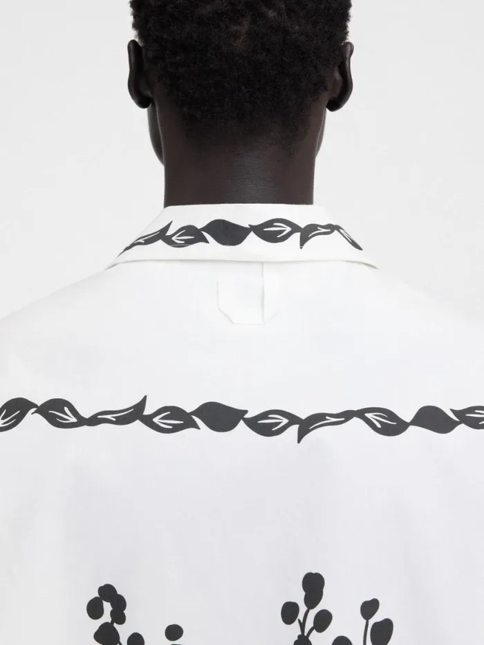The Jean Shirt Print Mimosa Frise Black Men JACQUEMUS Shirts The Jean Shirt Print Mimosa Frise Black Men JACQUEMUS Shirts