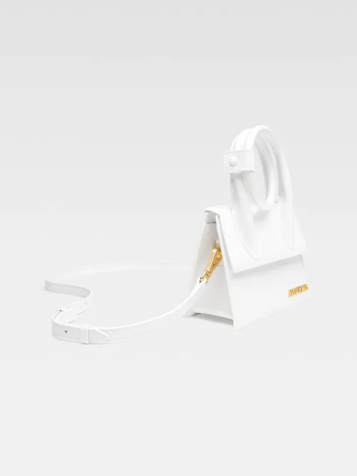 The Knot Chiquito White Women JACQUEMUS Crossbody and Handbags The Knot Chiquito White Women JACQUEMUS Crossbody and Handbags