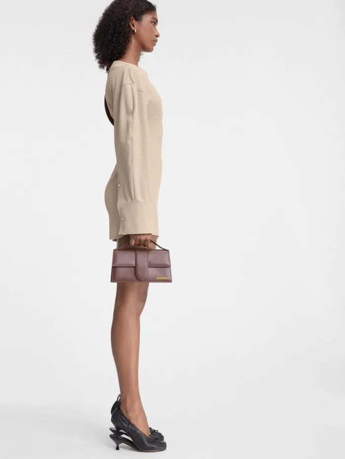 The Large Bambino Brown Women JACQUEMUS Crossbody and Handbags The Large Bambino Brown Women JACQUEMUS Crossbody and Handbags