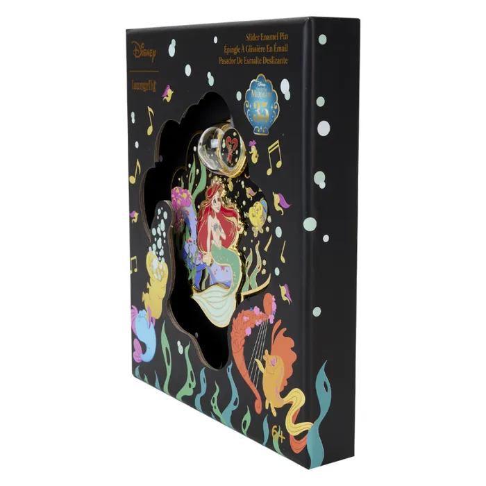 The Little Mermaid 35th Anniversary Life Is The Bubbles 3 Unisex Loungefly Enamel Pins The Little Mermaid 35th Anniversary Life Is The Bubbles 3 Unisex Loungefly Enamel Pins