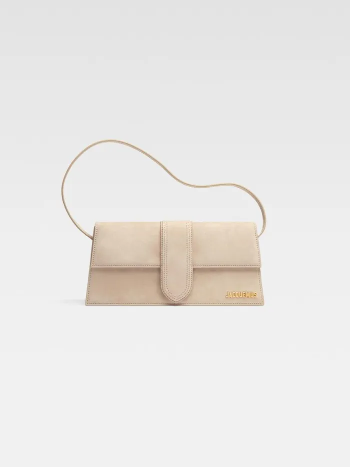 The Long Bambino Dark Beige Women JACQUEMUS Shoulder Bags