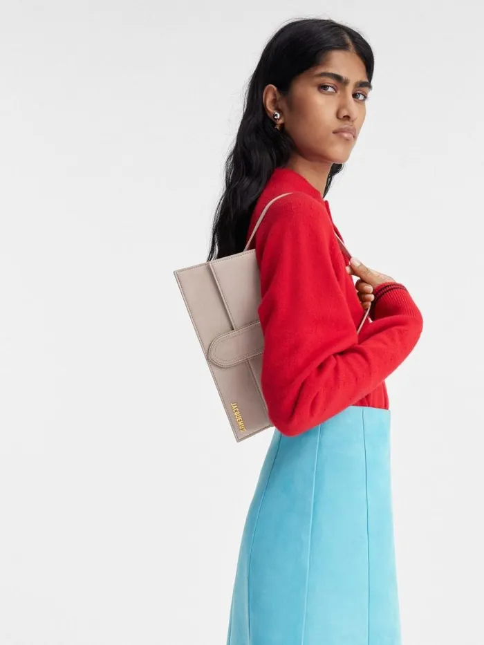 The Long Bambino Dark Beige Women JACQUEMUS Shoulder Bags The Long Bambino Dark Beige Women JACQUEMUS Shoulder Bags