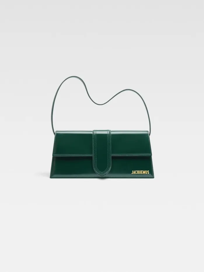 The Long Bambino Dark Green Women JACQUEMUS Shoulder Bags